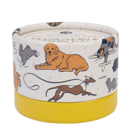 PawsON Pet Odor Neutralizing Candle: Mandarin & Lemon Balm