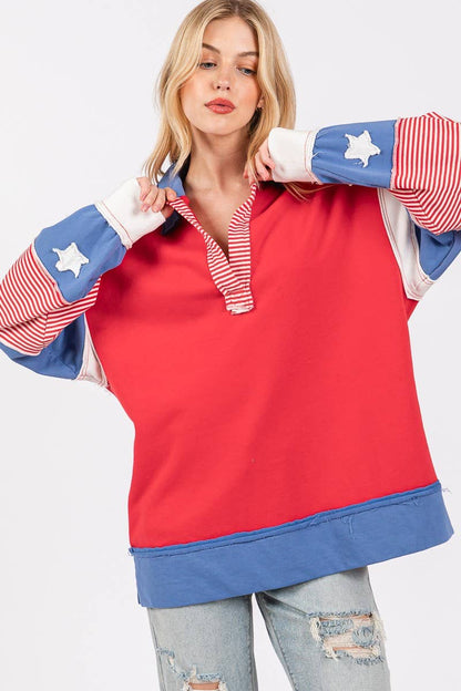 French Terry Star Sweatshirt