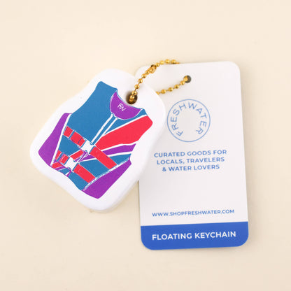 '90s Lifejacket Floating Keychain