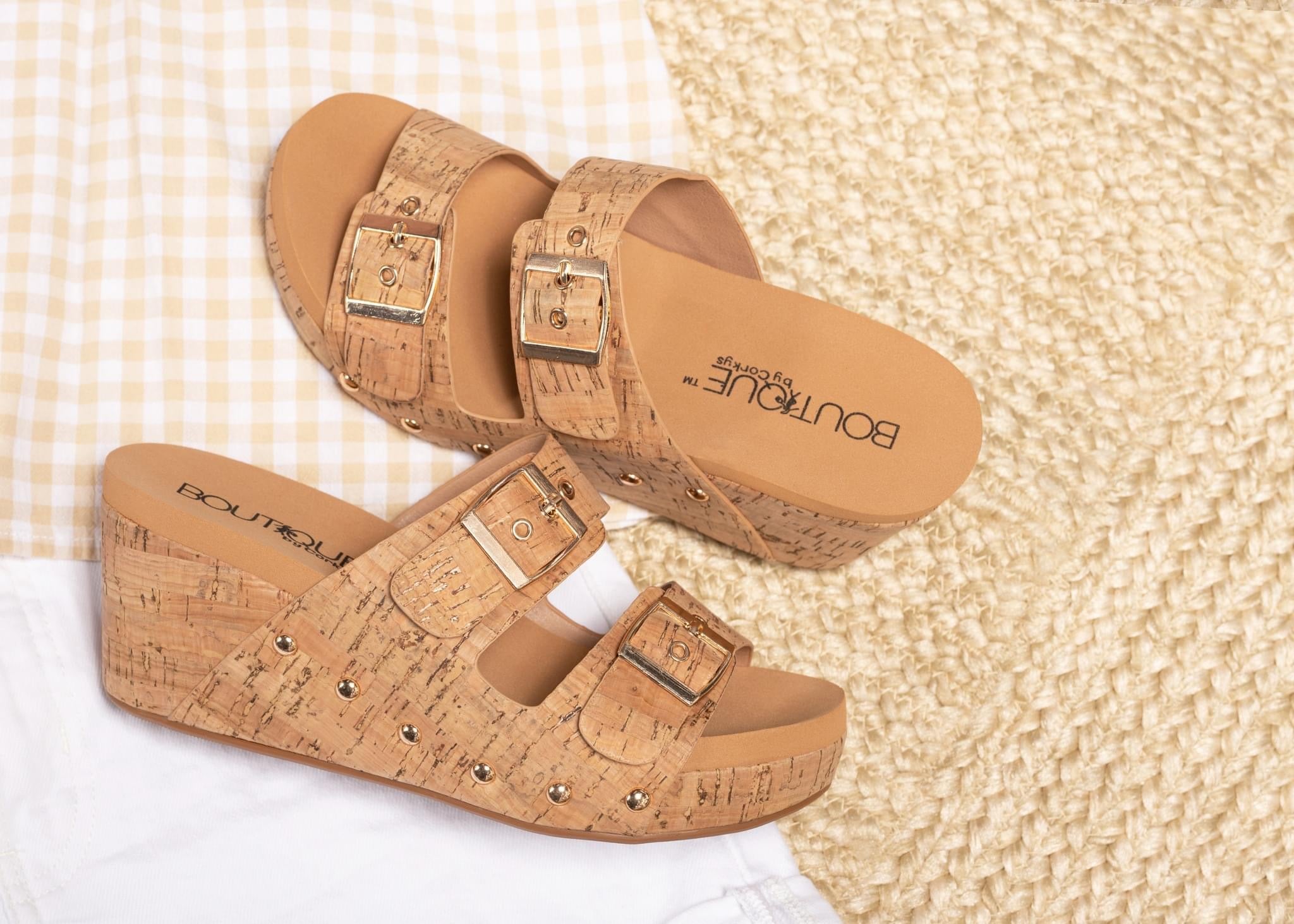 Glitter Cork Sandals RTS – Fox & Tots