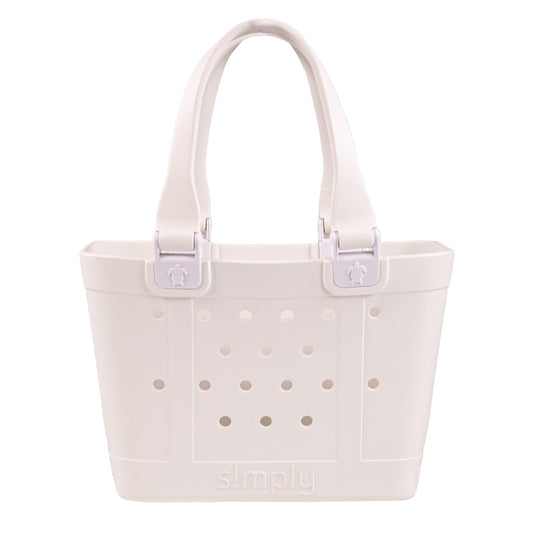 Simply Southern Mini Tote in White
