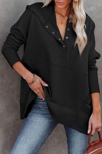 Pocket Hoodie - Black