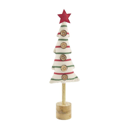 Mud Pie LG STRIPED FABRIC TREE SITTER