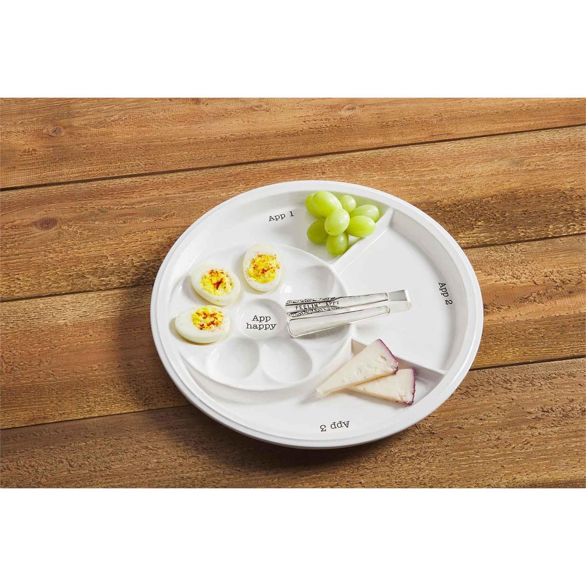 Mud Pie App & Egg Platter Set