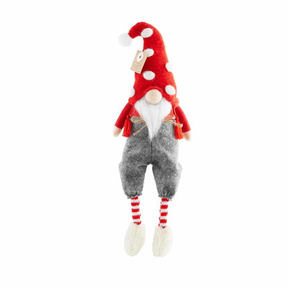 Mud Pie PANTS XMAS DANGLE LEG GNOME