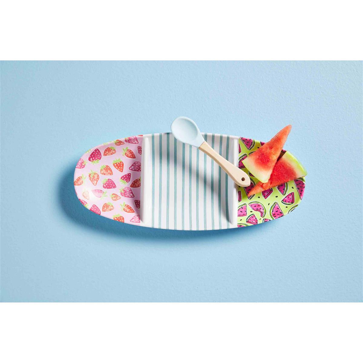 Mud Pie Fruit Outdoor Divided Tray Set