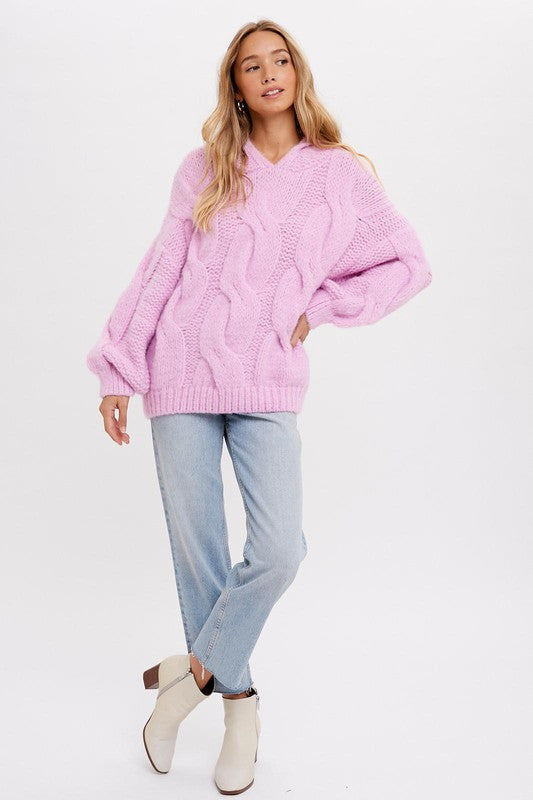 Chunky Cable Knit Sweater