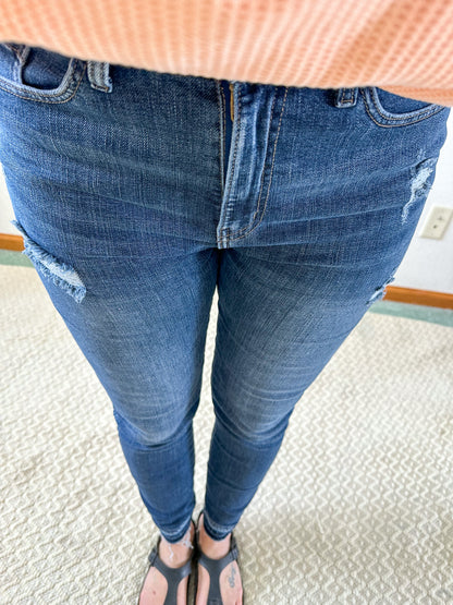 High Raise Cropped Skinnies