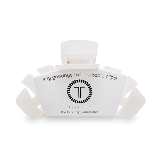 Teleties Coconut White Hair Clip