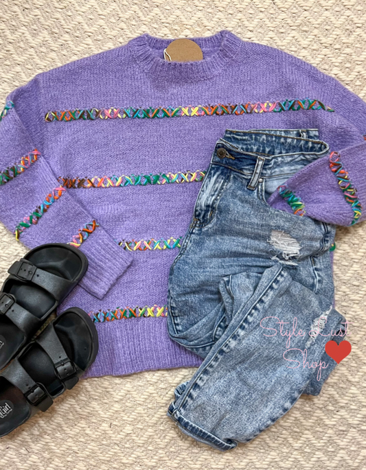 Lavender Crush Sweater